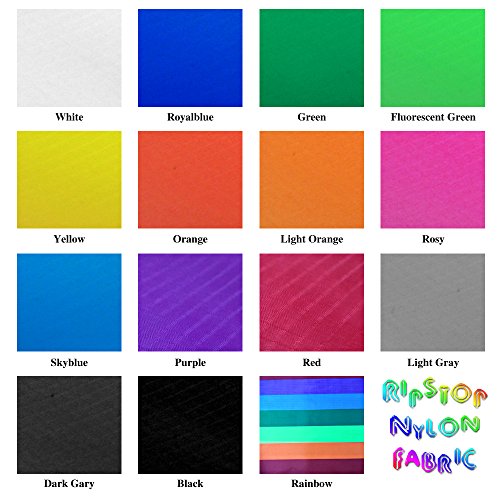 HENGDA KITE 60"x36"(1 Yard) Upgrades 40D Ripstop Nylon Fabric By The Yard Pre-cut Waterproof Outdoor-Green