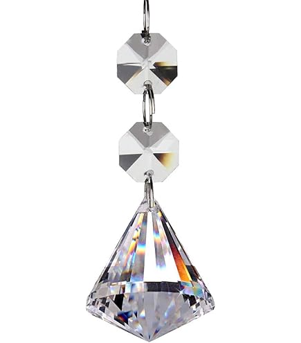 Chandelier Crystal Prisms Pendants 10pcs/lot Clear Triangle