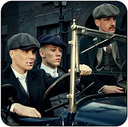 BigBazza Peaky Blinders Gang Tv Show Fan brothers john jon tommy thomas arthur Gift Gift Coffee Tea Office Kitchen Novelty Cup Mug Coaster - Metal