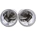 Gourmet Salt & Pepper Mill Set - Stainless Steel & Glass - Adjustable Manual Grinder