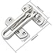 Royal H&H Heavy Duty Swing Bar Lock as Secondary Door Lock Security Latch Guard Clasp for Home Hotel Office Reinforced Solid Stainless Steel Catch