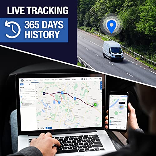 REWIRE SECURITY 104 PLUS 4G Magnetic GPS Vehicle Tracker – Portable Real-Time Locator for Car, Truck, Van | Easy to Install | Up to 4 Month Tracking Battery Life | Low-Cost Monthly Subscription