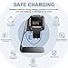 NANW Charger Dock Compatible with Fitbit Versa 2 (Not for Versa), Premium Aluminum Charging Stand Station Cradle Base Adapter with 4.2ft USB Cable Cord Accessories for Versa 2 Smartwatch, Black