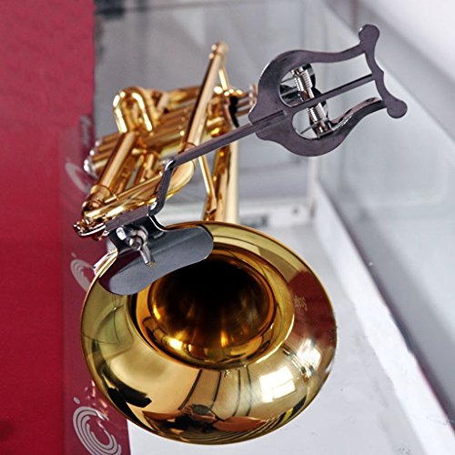 Trumpet Marching Clampon Lyre Sheet Music Clip Stand Instrument Holder