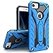Zizo Static Series for iPhone 7/8 Case, Military Grade, Drop Tested, Built-in Kickstand, Blue & Black