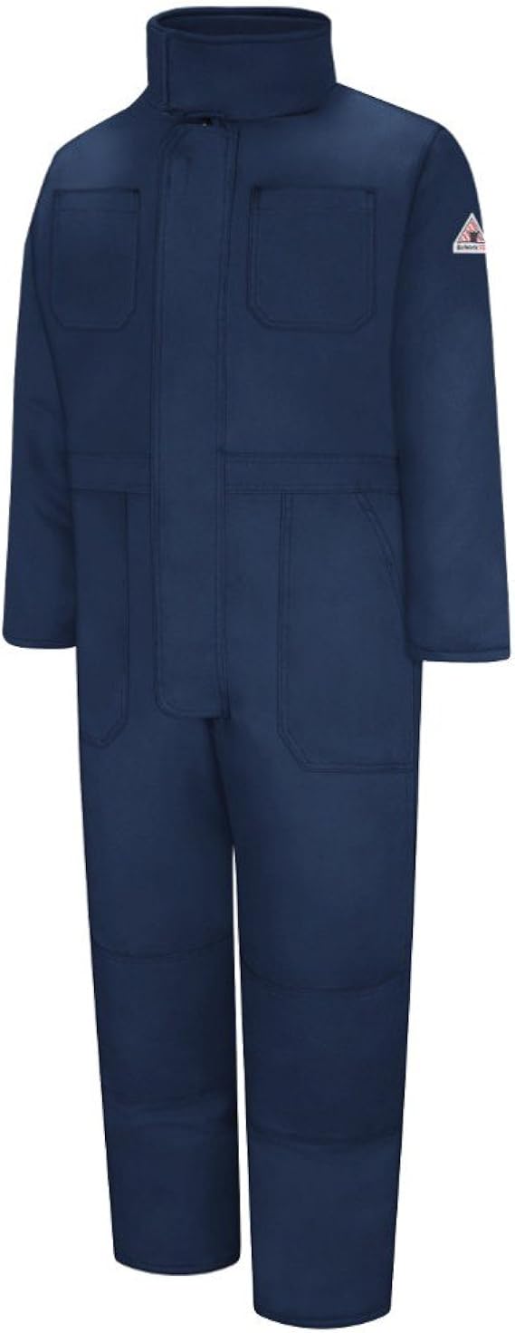 Bulwark Flame Resistant 6 oz Nomex IIIA Premium Insulated Coverall with Knit Storm
