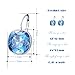 Xuping Jewelry Fashion Women Hoop Crystal Earring (Blue)