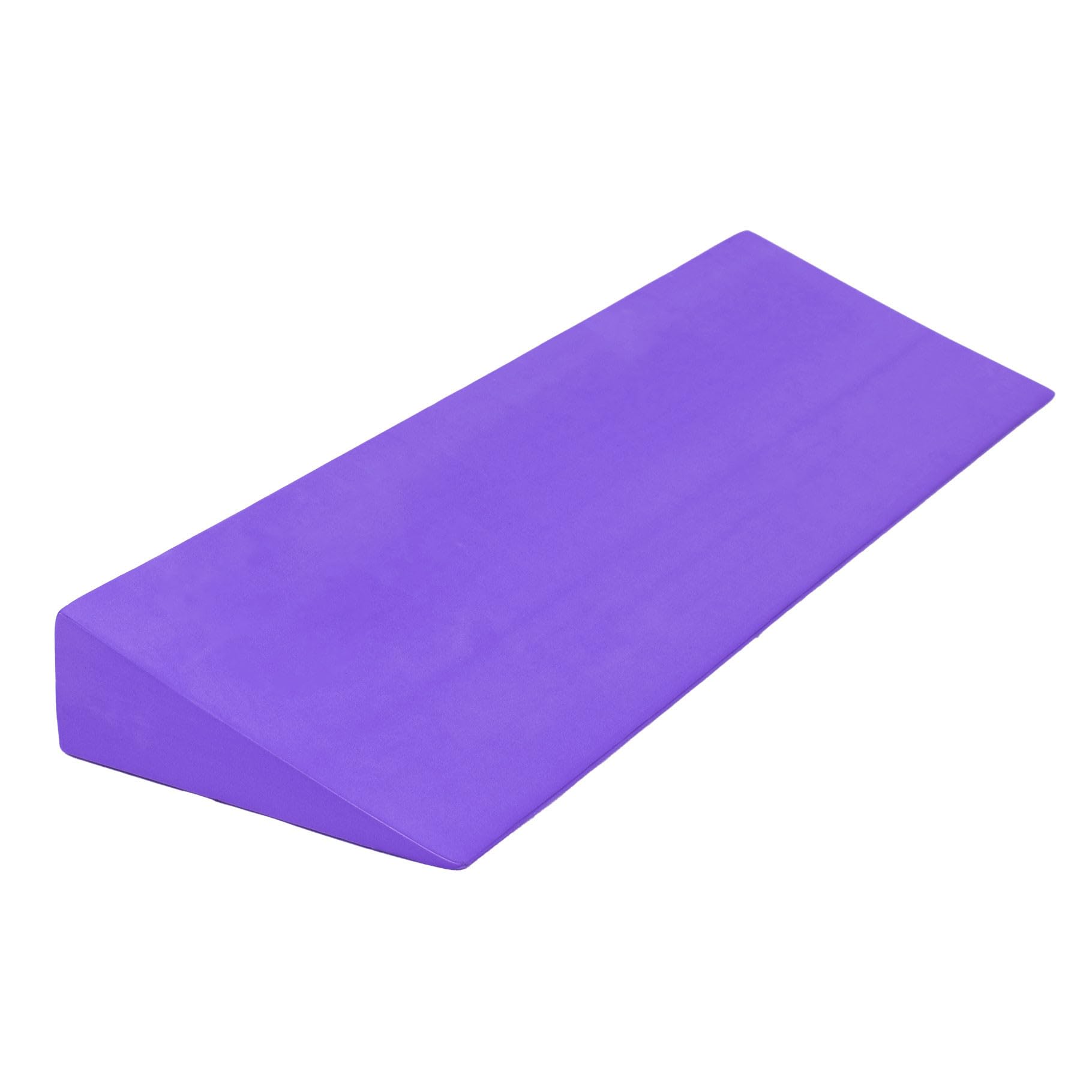 Yoga-Mad EVA Yoga Wedge | Lightweight EVA Foam | Non Slip Yoga Wedge for Wrists and Hands | Slanting Wedge for Professionals and Beginners in Yoga and Pilates (Purple)