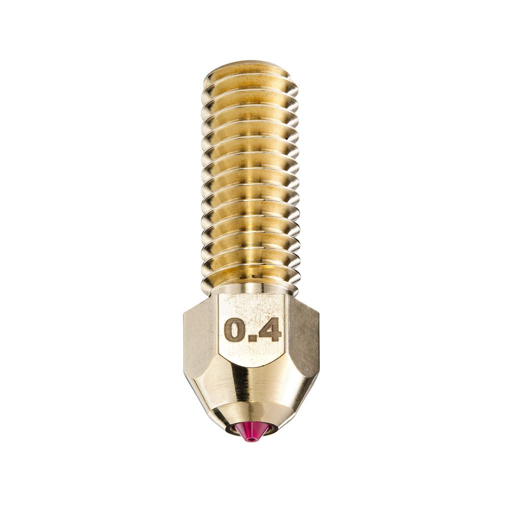 Photo 1 of MOD3DP Ruby Nozzle for K1/ K1 Max 3D Printer, Tipped with Hardened & Abrasion Resistant Ruby for Precision Additive Manufacturing (K1/K1 Max, 0.4mm)