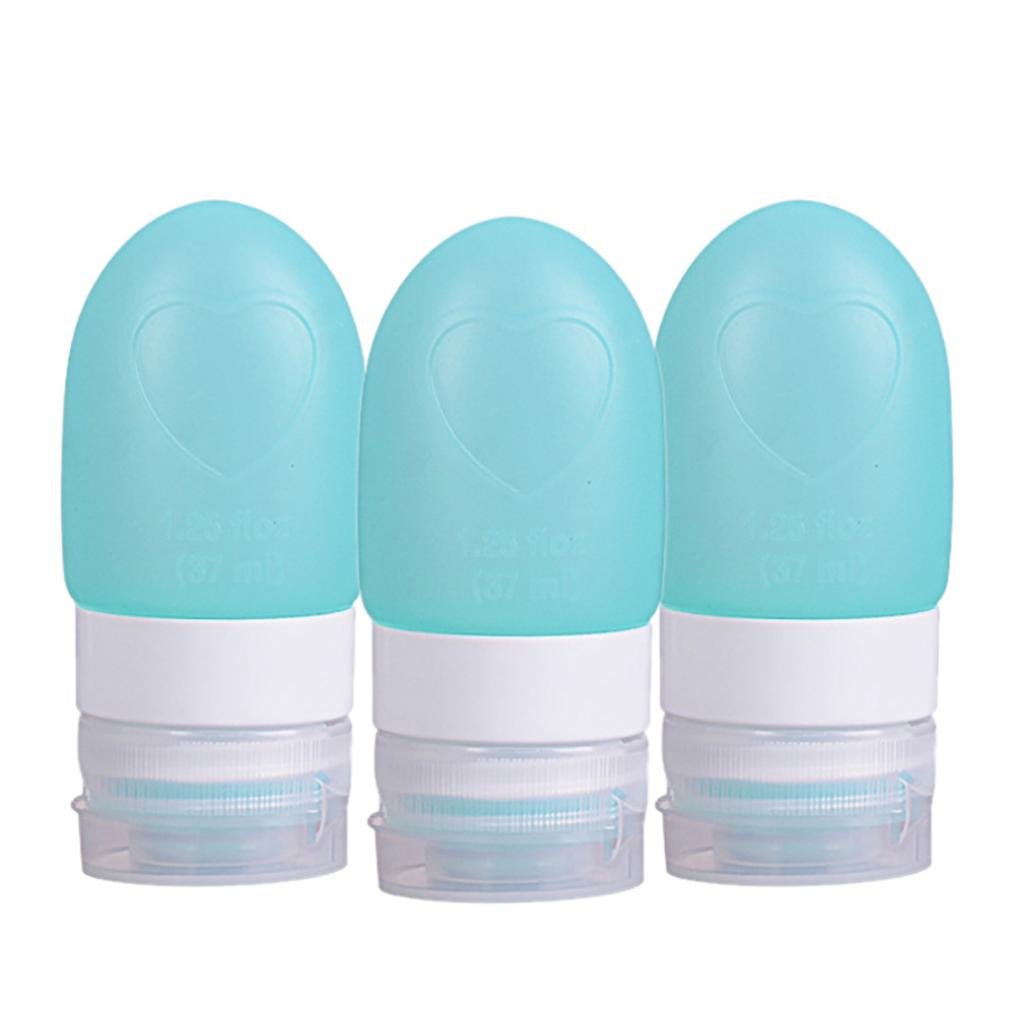 Creazy Portable Soft Silicone Travel bottles Set 37ML/1
