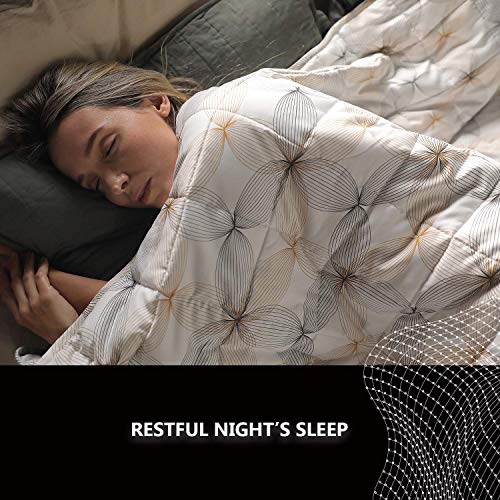 YnM Bamboo Weighted Blanket — 100 Cooling Bamboo Viscose OekoTex