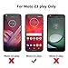 [Updated Version] OMOTON for Moto Z3 / Z3 Play Screen Protector [3 Pack]-[9H Hardness] [Crystal Clear] [Bubble Free]