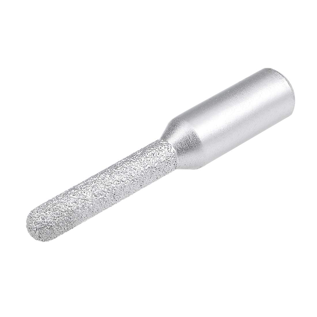 sourcing map 8mm Diamond Straight Router Bit Brazed Cylinder Profile Wheel 1/2-inch Shank for Stone Marble