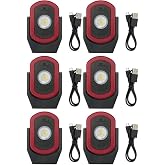 Maxxeon MXN00810 WorkStar Cyclops USB-C Rechargeable LED Work Light, Pack of 6 Lights