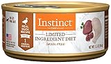 Instinct Limited Ingredient Diet Grain Free Real Duck Recipe Natural Wet Canned Cat Food by Nature's Variety, 5.5 oz. Cans (Case of 12)