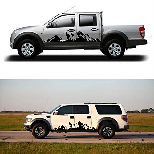 giftcity Mountain Decal 1 Set Car Graphics Side Vinyl Sticker Decals