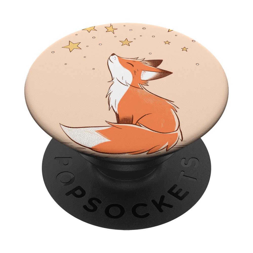 Cute Fox Forest Animals Stars Fox PopSockets Swappable PopGrip