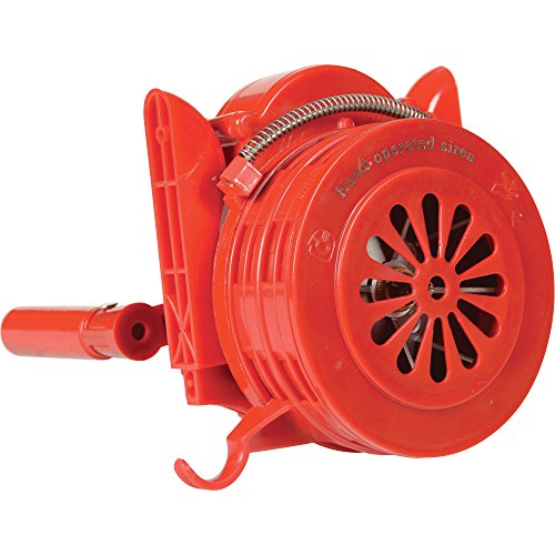 Vestil SIREN-100-P-R Economical Hand Crank Siren