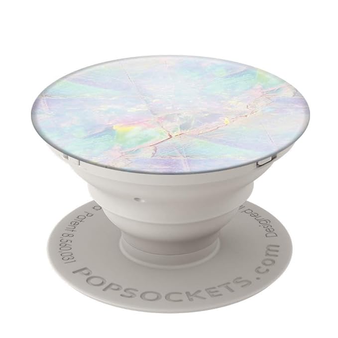 PopSockets - Ausziehbarer (Nicht Austauschbarer) Sockel und Griff für Smartphone und Tablet - Opal