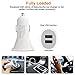 Phone Charger, Phone Charger Kit (Dual USB Car Charger+Wall Charger+2 X MFI Certified Cables) Compatible with iPhone X /8/7 / 6s / 5s /Plus (Combo Set (iPhone Charger Kit))