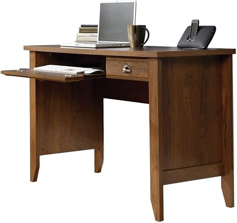 Amazon Com Sleek Computer Desk Wooden With Slide Out Keyboard Tray And Drawer Stylish Accent Table Pc Laptop Table Home Office Furniture Writing Study Desk Classic Timeless Look Ebook By Bada