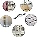 CBTONE 10 Pack Flat Black Cabinet Hardware Handle Pull - 2-1/2