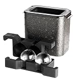 Crystal-Clear Ice Ball Maker, 2-Cavity Mold, Jumbo Ice Balls, Better Kitchen Products