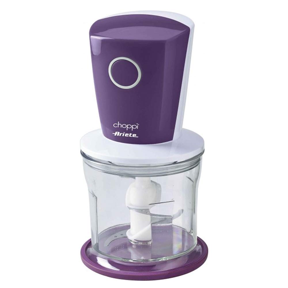 Ariete Choppi Chopper with Garlic Peeler, 0.5 Litre, 200 Watt, Purple