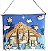 Christmas Nativity Set - Interactive Fabric Nativity Scene Wall Hanging with Plush Moveable Figures by Mistletoe Mill