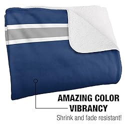 Broward College Primary Logo Stripes Sherpa