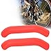 Alomejor Bike Brake Lever Covers 5 Pairs Anti-Slip Bike Brake Silicone Sleeves Mountain Road Bike Brake Handle Protector (red)thumb 4
