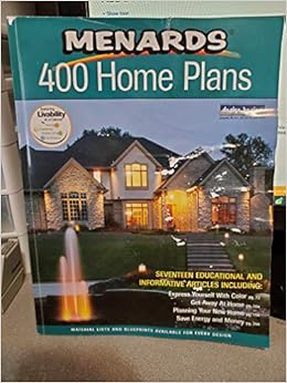 400 Home Plans Menards Menards Kevin Blair 9781892150394 Amazon Com Books