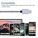 USB Type C Charger Cable for Google Pixel 5/4/4XL,4a/3a/3a XL,HUHUTa 5 Pack USB-C Nylon Braided Fast Charging Cords for LG Stylo 6/5/4,Moto G7 G8 Plus/G7 G8 Play,Samsung Galaxy S21 S20 S10e S9 Note 20