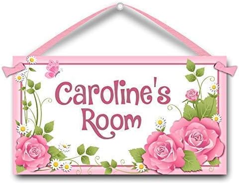 Personalized Sign, Roses and Daisies, In Law Suite