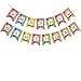 Threemart Hawaiian Luau Happy Birthday Banners for Tiki Tropical Summer Pool Flamingo Party Supplies