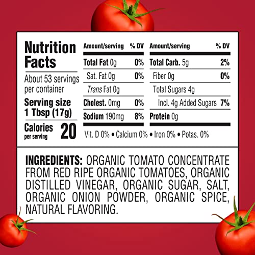 HEINZ ORGANIC TOMATO KETCHUP, 32 OZ BOTTLE
