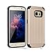 Samsung Galaxy S7 Edge Case, Qadou Adaptive Dynamic Soft Polymer Shockproof Case Protective Cover nonslip Phone Case for Samsung Galaxy Gear S7 edge Smartphone ( Platinum Gold)