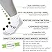 Sugar Free Sox Active-Fit Cushioned Mens Diabetic Ankle Socks 3 Pack (White, 10-13)