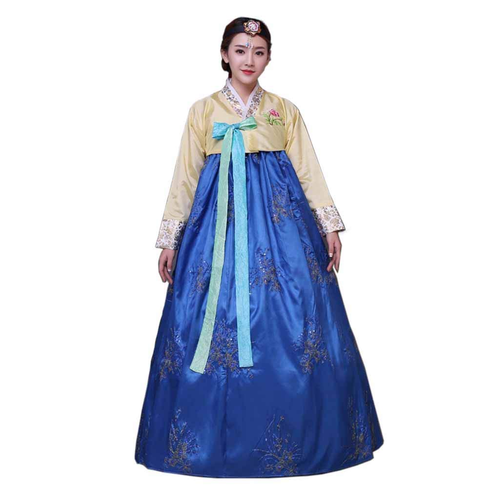 Female Korean Hanbok Traditional Dress Palace Korea Wedding Dance