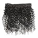 JINREN Brazilian Curly Virgin Hair Bundles 12 14 16inch Natural Black Virgin Brazilian Curly Hair Weave 100% Unprocessed Brazilian Virgin Human Hair Bundles