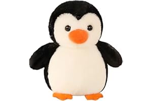 YUKOUQIAN Penguin Stuffed Animal Cute Plush Doll SoftToy 8.5" Gift for Girls Boys Birthdays Christmas Children's Day Halloween Thanksgiving Day (Penguin)