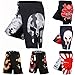 Verus Men's Mixed Martial Art Shorts (Black/Grey, Medium)