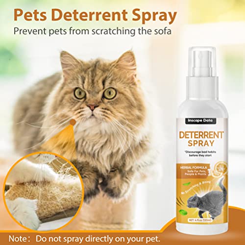 Inscape Data Cat Deterrent Spray, Effective Cat Repellent Furniture