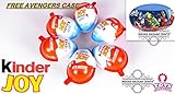 Avengers Surprise Case Free Chocolate Kinder Joy for Boys with Surprise Inside (6-Pack)