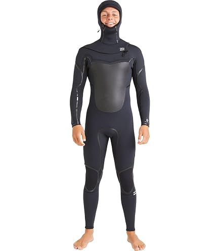 Amazon.com: Billabong Mens 5/4mm Absolute Plus Chest Zip Hooded