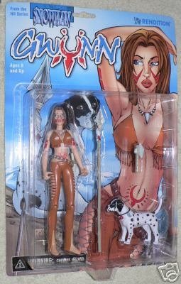 Gwynn Exotic Dancer Action Figure From The Hit Series Snowman By Avatar
