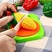 Peradix Pretend Play Cutting Vegetable Toys