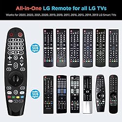 Universal Backlit Remote Control for All LG Smart
