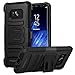 Galaxy S8 Plus Case, MoKo Shock Absorbing Hard Cover Ultra Protective Heavy Duty Case with Holster Belt Clip + Built-in Kickstand for Samsung Galaxy S8 Plus - Black