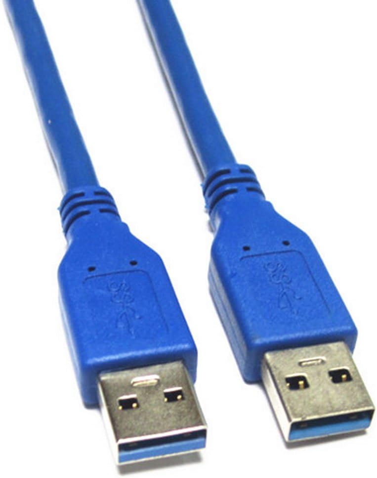 USB 2.0 A Male to A Male Cable Cord - 3M, Blue, 10 feet - Image 4